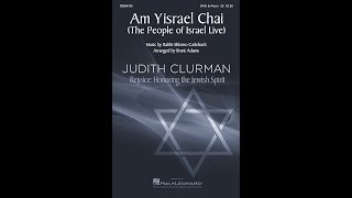 Am Yisrael Chai The People of Israel Live SATB Choir  Arranged by Brant Adams [upl. by Aenit210]