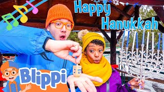 Dreidel Dreidel Dreidel Hanukkah Song  Blippi and Meekah Holiday Nursery Rhymes for the Family [upl. by Seaden610]