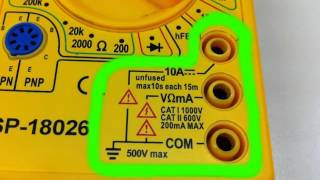 Multimeter Anleitung [upl. by Mccutcheon]