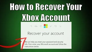 How to Recover Your Xbox Account [upl. by Raval881]