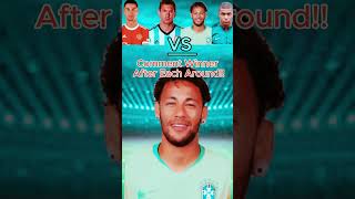 Top footballers 2024 Ronaldo vs Messi vs Neymar vs Mbappé comparison footballlegends shortsfeed [upl. by Chesna]