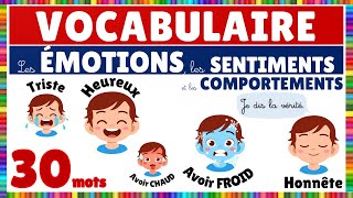 Vocabulaire  les émotions  Français [upl. by Soph315]