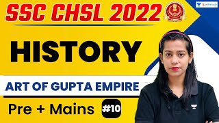 Art of Gupta Empire  History Special  SSC CHSL 2022 Pre  Mains  Krati Singh [upl. by Ludmilla623]