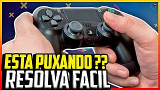 RESOLVA SEM ABRIR O CONTROLE  Analógico do PS4 PUXANDO pro lado ou MOVENDO sozinho DRIFT [upl. by Kcirdaed]