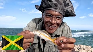 Epic Catch And Cook HELLSHIRE BEACH JAMAICA 🇯🇲 [upl. by Lletnohs728]