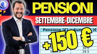 🔴 150€ EXTRA PER PER MINIME 👉🏻PENSIONI UFFICIALE  INVALIDITÀ E SOCIALE ECCO LE NOVITÀ❗️ [upl. by Ynalem771]