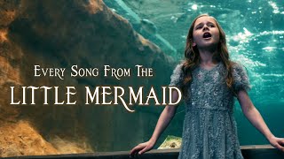 SINGING EVERY SONG FROM THE LITTLE MERMAID  10YearOld Claire Crosby [upl. by Ahsimal856]