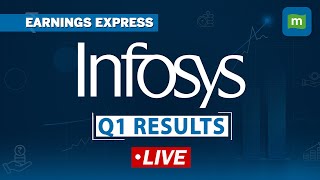 Live Infosys Q1 Results Beats Estimates  Net profit ₹6368 Cr  Earnings Express [upl. by Iffar]