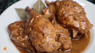 Super Tasty ADOBONG MANOK sa GATA  Quick amp Easy Chicken Adobo in Coconut Milk [upl. by Kerat730]