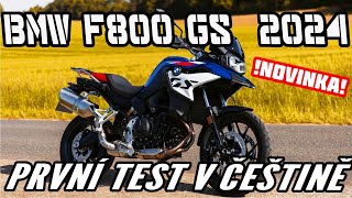 Exkluzivní recenze novinky BMW F800 GS 2024  První video test v Česku [upl. by Yelyac]