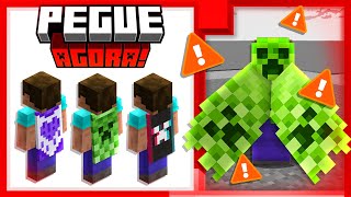 Ultima Chance de Conseguir as NOVAS CAPAS DO MINECRAFT [upl. by Thorn]