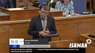 Urmas Reinsalu ettekanne „Eesti majanduslanguses Mida teha“ [upl. by Parish]