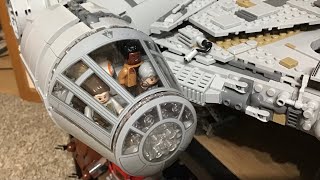 Lego Set 75192 UCS Millennium Falcon Review [upl. by Enilarac]