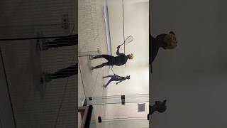 Squash Fun Time AyaZ VS Bhatti yt ytsports cricket [upl. by Holle]