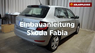 Anleitung Scheiben tönen im Skoda Fabia  ganz einfach mit Solarplexius Sonnenschutz ohne Folie [upl. by Airtemed]