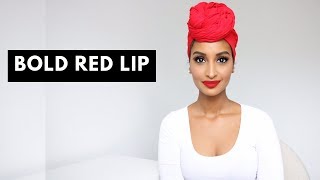 Bold Red Lip Fenty Beauty Uncensored Segen Misghina [upl. by Esnahc759]