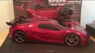 TRAXXAS XO1 UNBOXING OFFICIAL WORLDWIDE RELEASE 1182012 [upl. by Avenej]