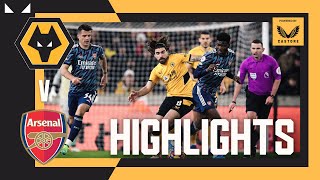 Unlucky Wolves defeated by Gunners  Wolves 01 Arsenal  Highlights [upl. by Assitruc]