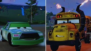 Cars 3 Miss Fritter and Friends Lightning McQueen Jackson Storm Cruz Ramirez [upl. by Monique]