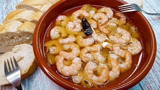 💥 Cómo hacer Gambas Al Ajillo  Tapa Española 💥 [upl. by Miarzim]