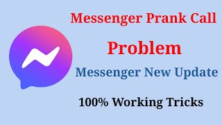 Messenger Prank Video Call Problem  Messenger Background Video Call [upl. by Cranston]