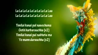 Timilai Kunai Pal Nepali Karaoke with Lyrics HDmp4 [upl. by Assiar]