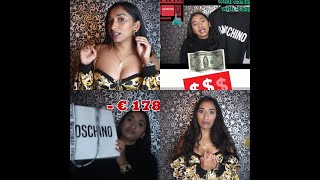 I SPENT 650 USD ON HampMOSCHINO  MOSCHINO x HampM REVIEW moschinohm hmAntwerp [upl. by Shuler348]