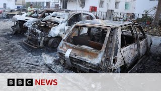 What does Gaza hospital blast evidence show  BBC News [upl. by Odnomar]