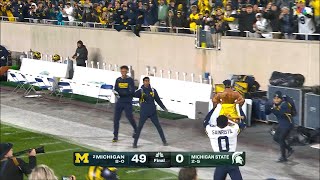 2023 Michigan 49 Michigan State 0 [upl. by Zetrok]