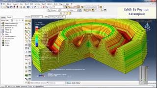 simulation axisymmetric forging in Abaqus [upl. by Secunda]