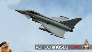 Tuesday Live Show  RAF Coningsby Typhoon FGR4 action and Display ANARCHY1  QRA Station 140323 [upl. by Gettings422]