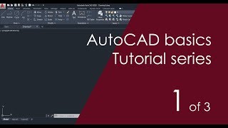 AutoCAD Basic Tutorial for Beginners  Part 1 of 3 [upl. by Imogene]