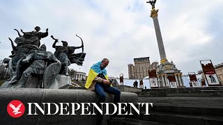 Live View from Maidan Square as Kiev under attack [upl. by Larrej854]