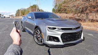 2023 Chevrolet Camaro ZL1 Start Up Exhaust Walkaround Test Drive and Review [upl. by Terb]