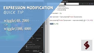 ExtendScript QuickTip  Expression Modification [upl. by Nofets91]