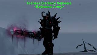 Bajheera  quotI FINALLY GOT ITquot 1 Chance Drop  Armageddon Sword Warrior Transmog Loot [upl. by Churchill]