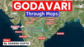 Why Godavari is called Dakshin Ganga Godavari amp Tributaries  UPSC Prelims amp Mains GS1 [upl. by Gerbold]