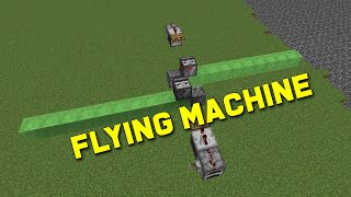 Flying Machine Minecraft 120  3 Useful Flying Machine Tutorials [upl. by Drazze]