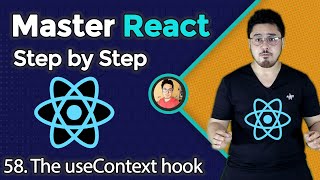 useContext hook Using React Context API  Complete React Course in Hindi 58 [upl. by Cornie]