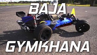 Baja Gymkhana Rovan 15 45cc Baja 5B Sport 2WD Off Road Petrol RC Baja Buggy  290S45CC [upl. by Godiva]