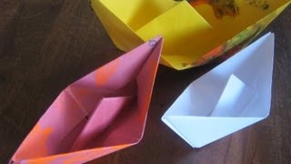 How to Make a Paper Boat [upl. by Rodl228]