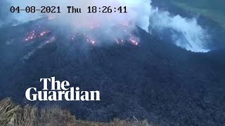 Saint Vincent volcano shows signs of eruption being imminent [upl. by Brom12]