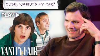 Ashton Kutcher Rewatches That 70s Show Punkd Dude Wheres My Car amp More  Vanity Fair [upl. by Mcguire225]