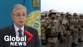 Kazakhstan crisis President Tokayev gives shoottokill orders amid protests [upl. by Houghton392]