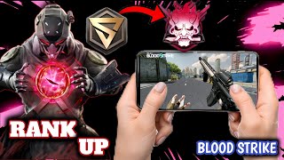 رفع تصنيف بلاد سترايك 1vs4😱🔥 تعليم تكتيك اللعب الفردي والفوز🔥🔥😱 ⚡🔥 blood strike rank up 1vs4 [upl. by Alit]