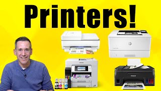 Printer Buying Guide Ink vs Laser  Tank vs Subscription and More [upl. by Monjo]