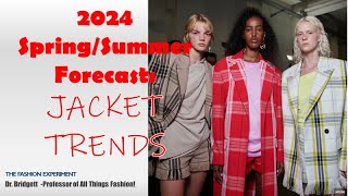 2024 SpringSummer Forecast Womens Jacket Trends [upl. by Einnaf903]