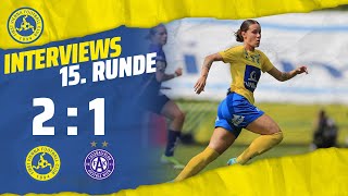 ADMIRAL Frauen Bundesliga I 15 Runde  Interviews I First Vienna FC 1894  FK Austria Wien [upl. by Lea]