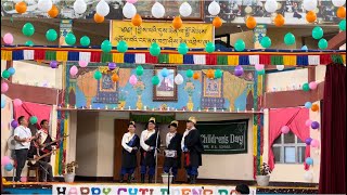 GROUP SONG BY NAMGYAL MALE STAFF CHILDREN’S DAY NAMGYAL SEC SCHOOL tibetan tibetanvlogger [upl. by Grimaldi736]