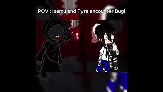 POV  Tyra and Isamu encounter Bugi gacha themimicgacha edits themimicroblox themimic edit [upl. by Darahs]